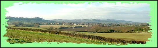 Looking towards Mickleton at the begining of the walk.